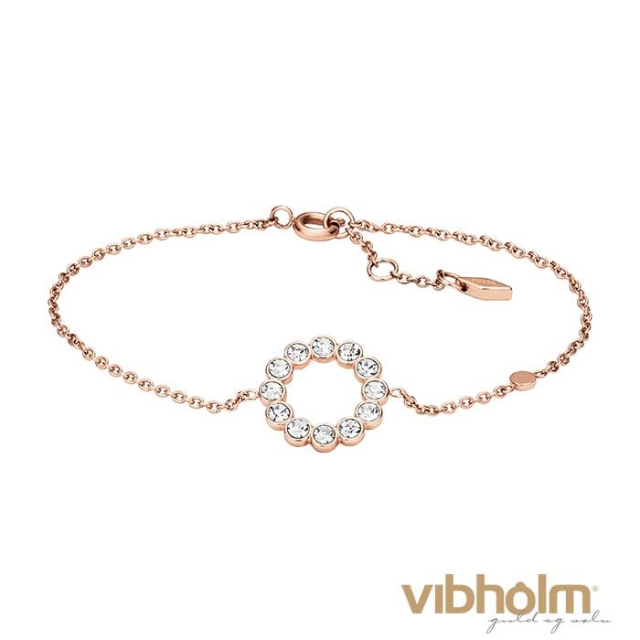 Fossil - Vintage Glitz Armbånd - rosaguldbelagt stål JF02742791